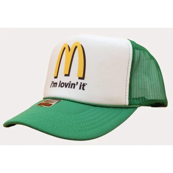 McDonalds Trucker Hat Mesh Cap Snapback Hat Adjustable  i'm lovin it - Picture 4 of 4